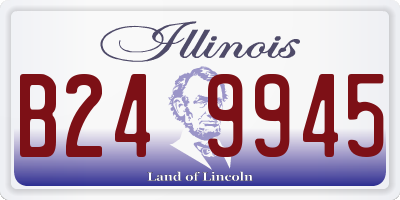 IL license plate B249945
