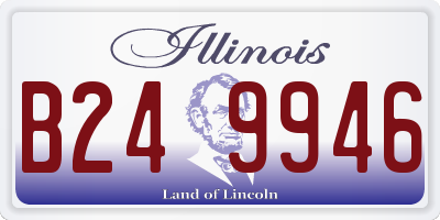IL license plate B249946
