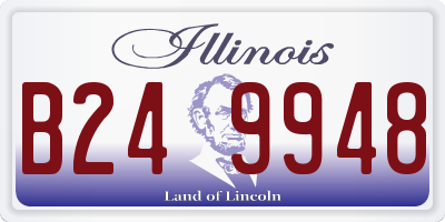IL license plate B249948