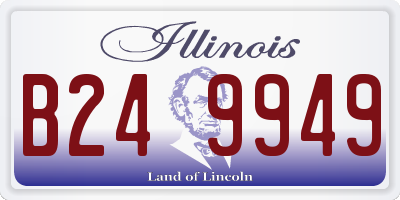 IL license plate B249949
