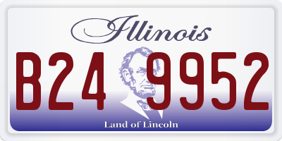 IL license plate B249952