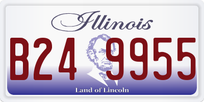 IL license plate B249955