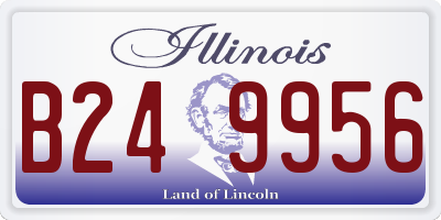 IL license plate B249956