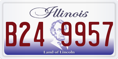 IL license plate B249957