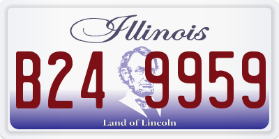 IL license plate B249959