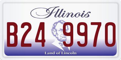 IL license plate B249970