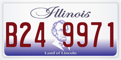 IL license plate B249971