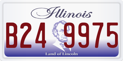 IL license plate B249975