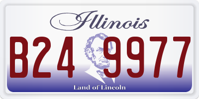 IL license plate B249977