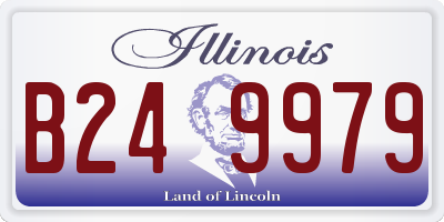 IL license plate B249979
