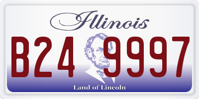 IL license plate B249997
