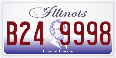 IL license plate B249998