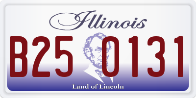 IL license plate B250131