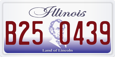 IL license plate B250439