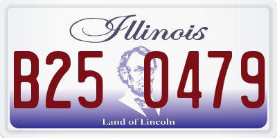 IL license plate B250479