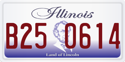 IL license plate B250614