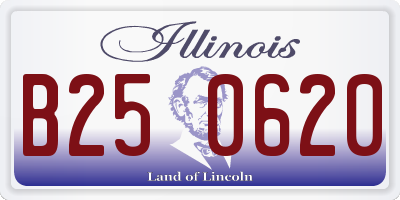 IL license plate B250620