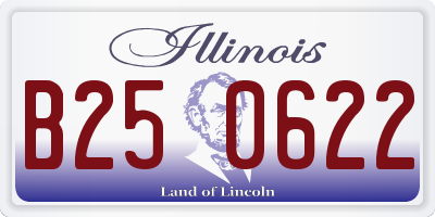 IL license plate B250622