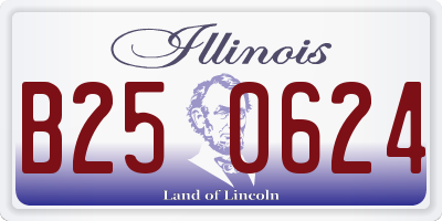 IL license plate B250624