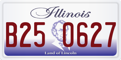 IL license plate B250627