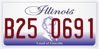 IL license plate B250691