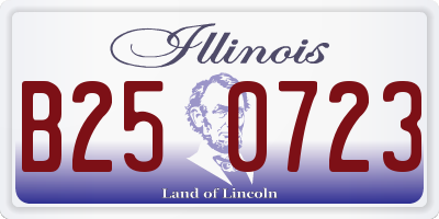 IL license plate B250723