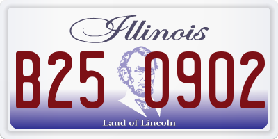 IL license plate B250902