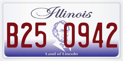 IL license plate B250942