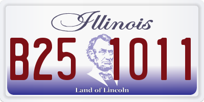 IL license plate B251011