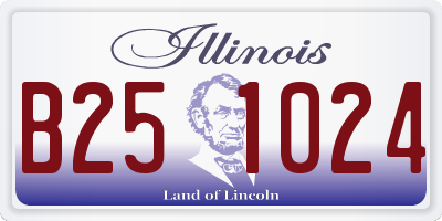 IL license plate B251024