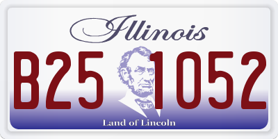 IL license plate B251052