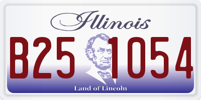 IL license plate B251054