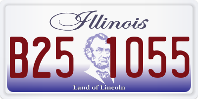 IL license plate B251055
