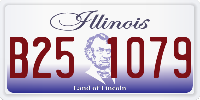 IL license plate B251079