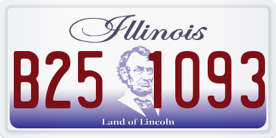 IL license plate B251093