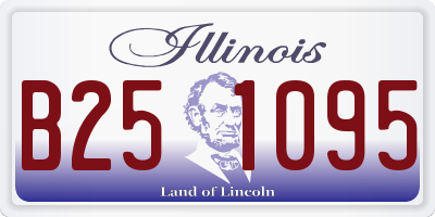 IL license plate B251095