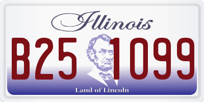 IL license plate B251099