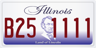 IL license plate B251111