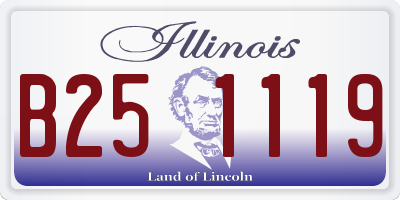 IL license plate B251119
