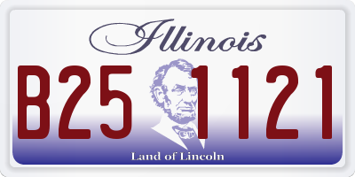 IL license plate B251121