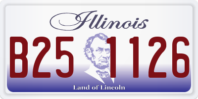 IL license plate B251126