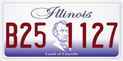 IL license plate B251127