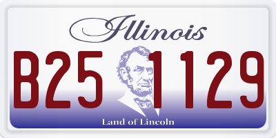 IL license plate B251129