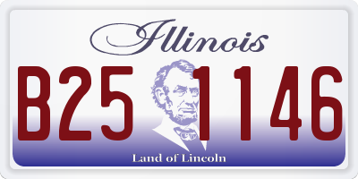 IL license plate B251146