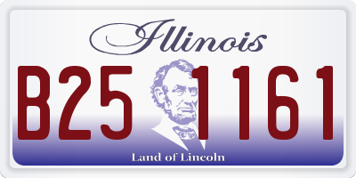 IL license plate B251161