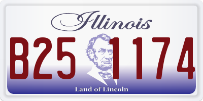 IL license plate B251174
