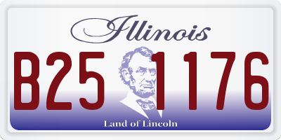 IL license plate B251176
