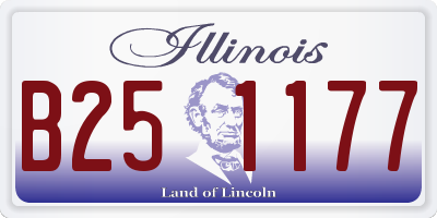IL license plate B251177