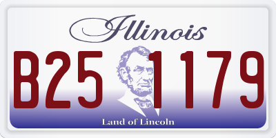 IL license plate B251179