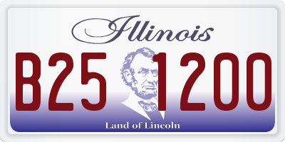 IL license plate B251200